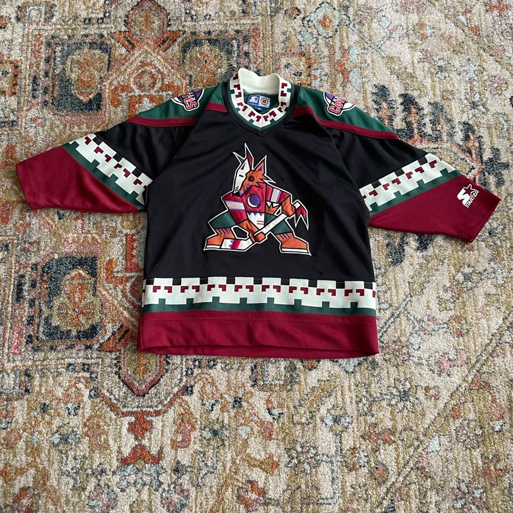 Vintage starter Coyotes nameless jersey